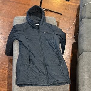 Columbia Black Hooded Jacket